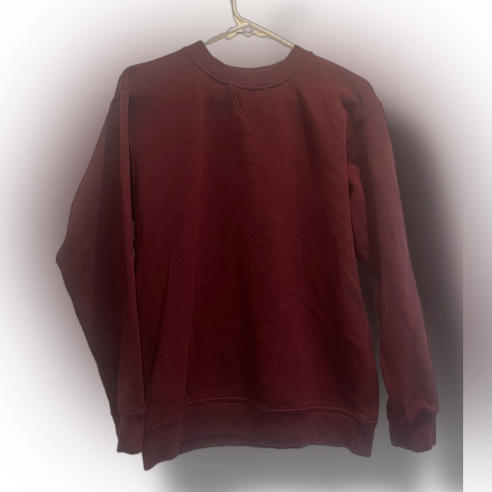 Lulu Lemon Burgundy Crewneck Sweatshirt Size 8